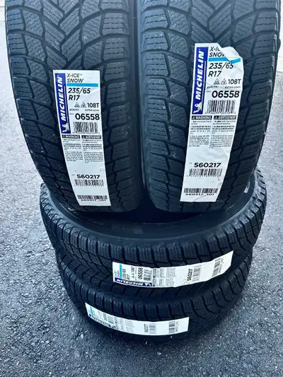 New 235/65r17 Michelin X ice winter ❄️ tires. Never been mounted it’s Brand New Tires.. These at Can...