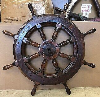 Wanted Authentic Nautical Ships Wheel in Arts & Collectibles in Moncton