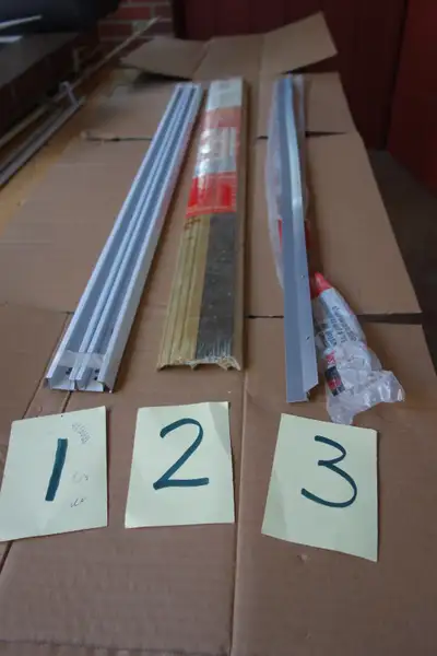 3@ DOOR HARDWARE: Threshold, sweeper and bifold track, View more