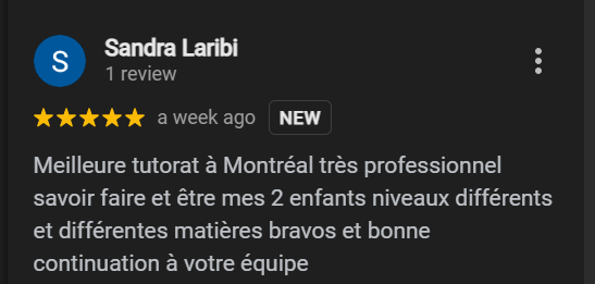 Online Tutoring | Math, Science, French498133103134658561