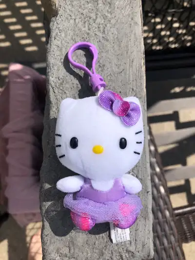 Hello kitty Ty keychain clip, View more