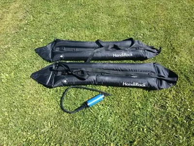 1 set of Malone HandiRacks for sale. These are inflatable roof racks that strap to the roof of your...