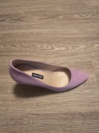 New in Box Nine West Suede Heels - Size 9.5 - Lavender, View more