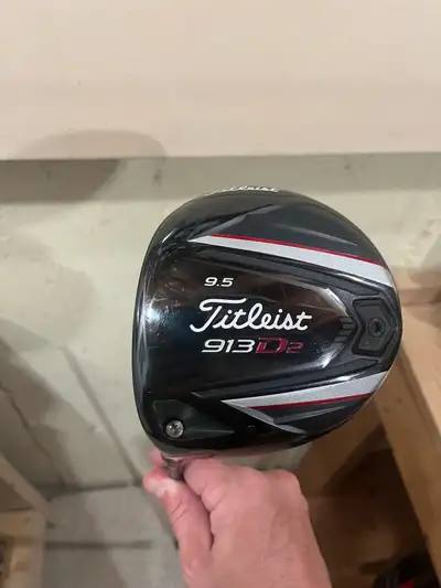 Titleist 913D2 9.5 LH left driver stiff, View more