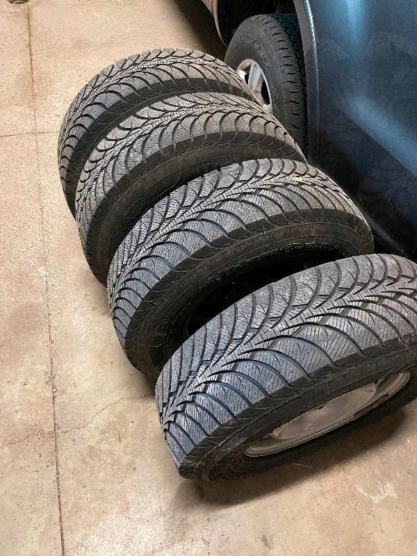 Winter tires on rims 245 75R16 111T | Tires & Rims | Peterborough | Kijiji