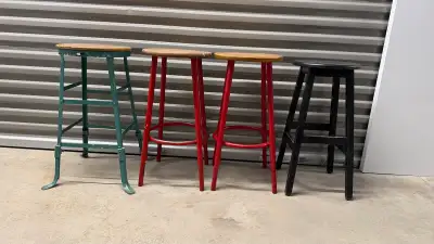 Vintage high chair stools, View more