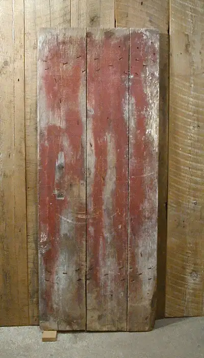 Antique barn door for sale. Door is 30 1/2 inches wide x 77 3/4 inches tall. Door has great texture...