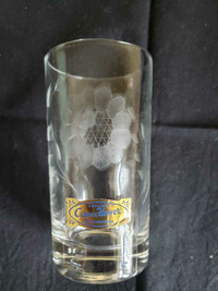 8 Cornflower Crystal Glasses-Mint!