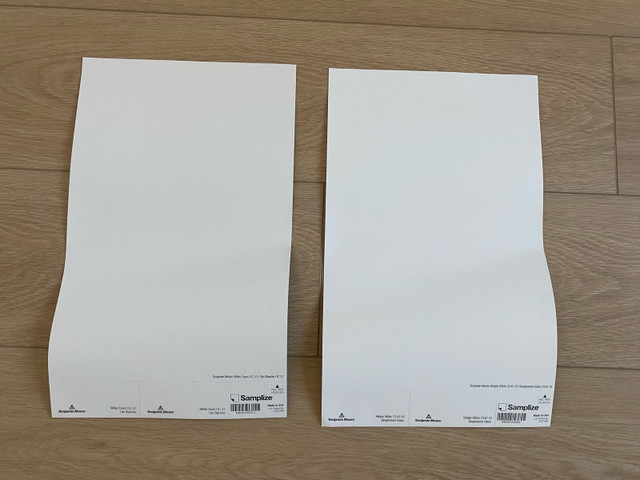 Benjamin Moore real paint sample white dove simply white in Painting & Paint Supplies in City of Toronto