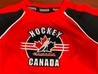18 months Infant HOCKEY CANADA Embroidered Front Red Jersey