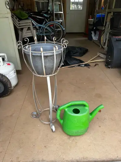 Metal Plant Stand with Pot, View more