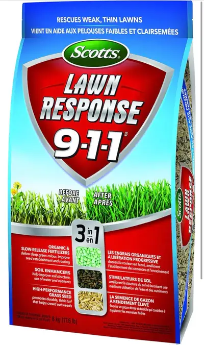 Scotts Lawn Response 9-1-1, 8kg, View more