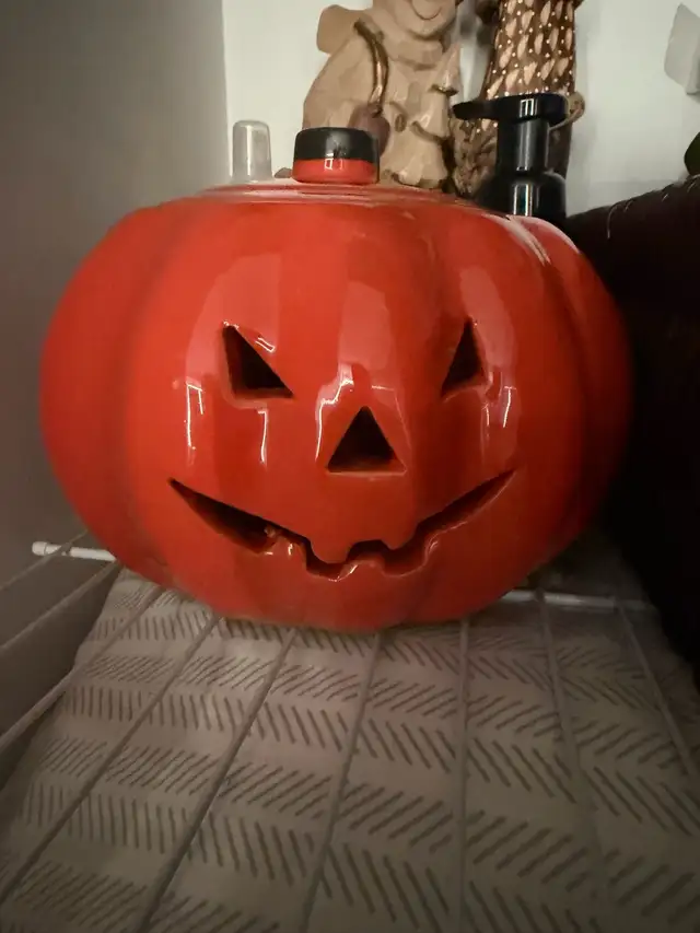 Ceramic Pumpkin Jar