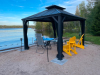 12'x 10 Canvas Skyline Gazebo-Damaged For Parts or Repair-AS IS!