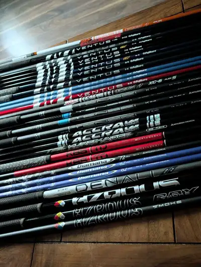 Golf Shafts - Ventus Velo+, TR, Tour AD, Tensei 1K, Hzrdus, View more