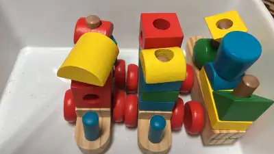 Wooden Stacking Train, View more