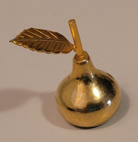 Vintage Miniature Golden Apple