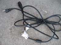 dvi cable and 3-pin monitor / computer ac power adapter, ~ 5 ft.