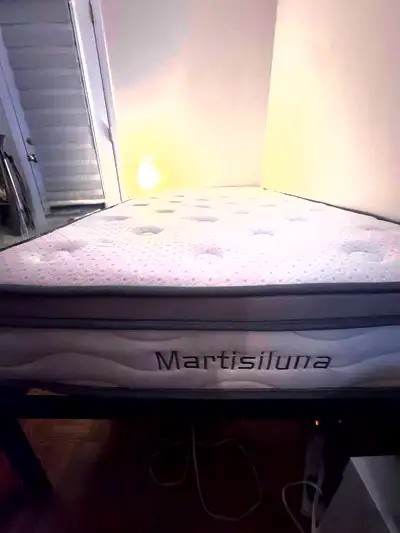 Twin bed mattress and bed frame, View more