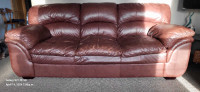 Flaux Leather Couch