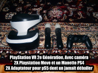 Playstation VR 2e Génération + manette Ps4 Pour PS4 ou PS5