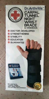 Dr arthritis, carpal tunnel night wrist brace left hand. New