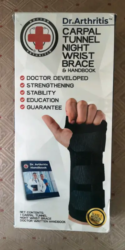 Dr arthritis, carpal tunnel night wrist brace left hand. New, View more