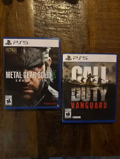 PS5 Games - Metal Gear Solid & Call of Duty, View more