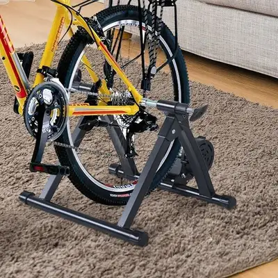 Soozier Folding Indoor Magnetic Bike Trainer Exercise Cycling, View more