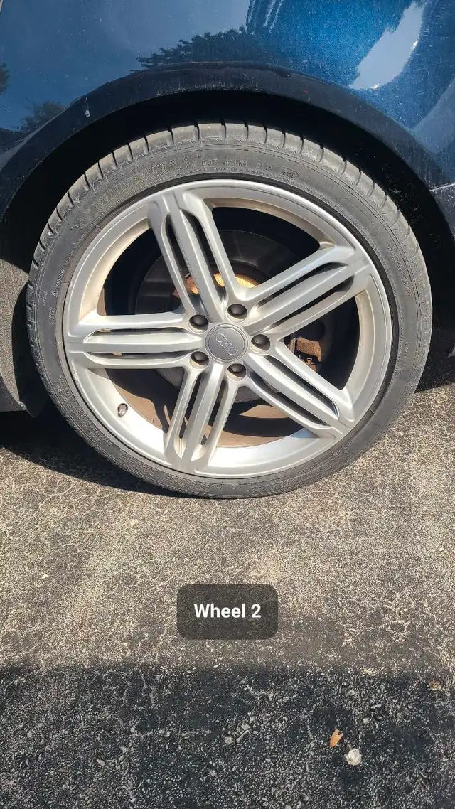 Audi S4 Wheels OEM 19"Peelers Michelin AS3+  in Tires & Rims in Hamilton - Image 5
