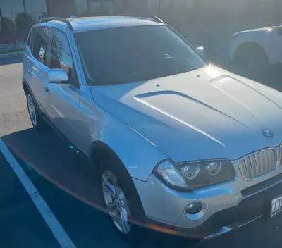 Selling my silver 2008 BMW X3, a compact SUV that combines luxury and practicality. While it's a use...