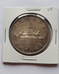 Canada 1954 Silver dollar