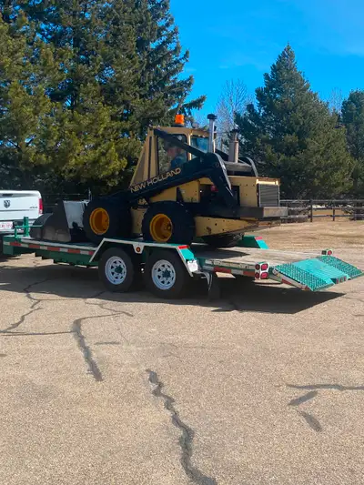 HD Bobcat / Car hauler, 2 x 6000 Axles. 16 Deck plus 2ft tail. Manual hydraulic tilt, (works every t...