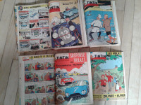 Lot de 4 albums Journal de Tintin