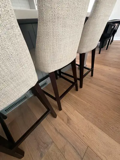 2 solid wood kitchen island stools $160 for both
