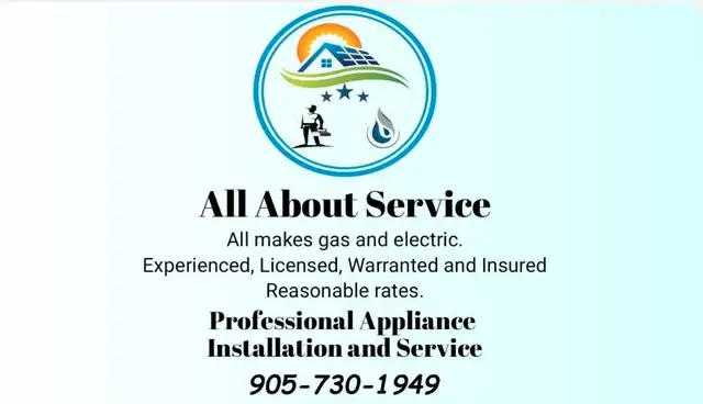 PROFESSIONAL APPLIANCE INSTALLATION AND SERVICE: 905-730-194962863256517634124