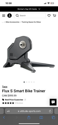 TacxFlux S Smart Bike Trainer - Bases d'entraînement pour vélo