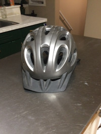 Grey Bicycle Helmet