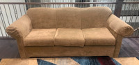 2pc brown, microfabric sofa set