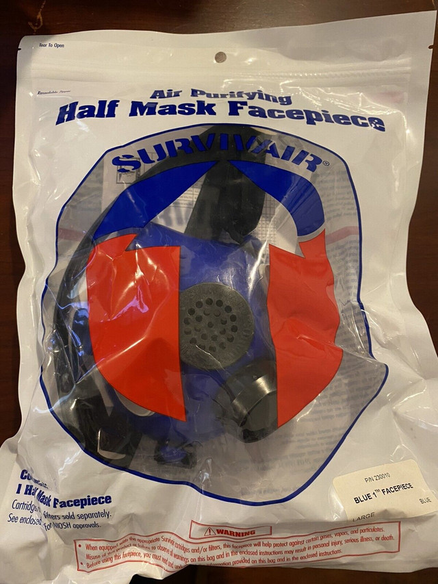 Survivair  blue 1 Series half mask neuf dans Autre  à Laval/Rive Nord