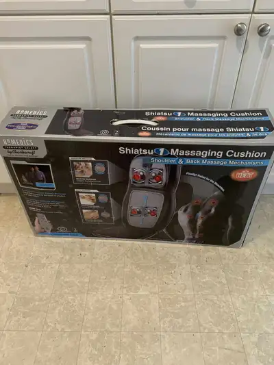 New HoMedics SBM-500H-2CA Shiatsu Massage Cushion w/Heat, View more