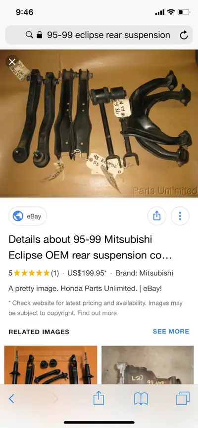 All sorts of arms tell me which one you need they are $80/each, used and good working original part,...