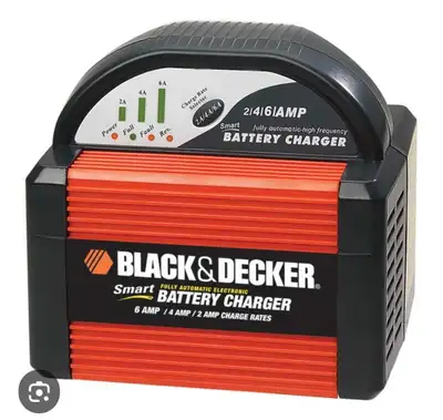 Call 795-812-0741 Keep your vehicle ready to go with this Black & Decker Smart Battery Charger, a re...