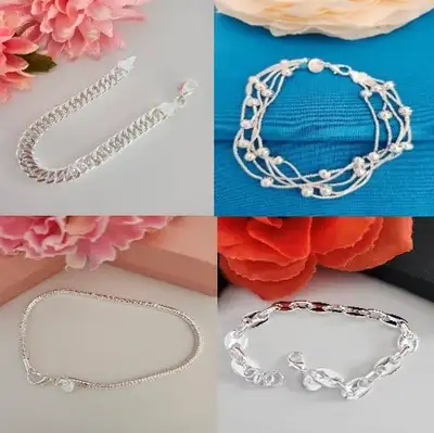 Shop CANADIAN Etsy Store $25 Silver Bracelets, View more