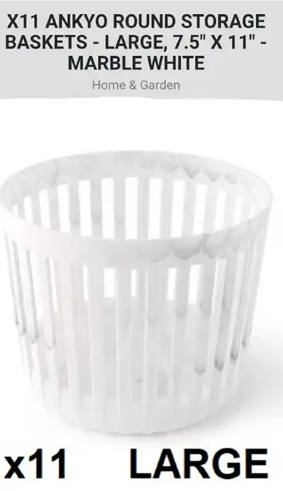 ANKYO Round Storage Baskets, View more