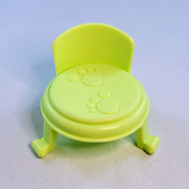 Fisher Price Little People Green Stool Chair Dog Paw Prints Read in Toys & Games in Strathcona County - Image 2