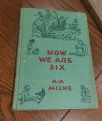 Vintage A.A. Milne Winnie-the-Pooh " Now We Are Six"