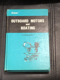 Outboard motors and boating 1973 hardcover book