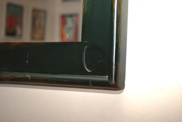 Pine real wood framed mirror in Home Décor & Accents in Edmonton - Image 3