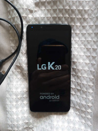 LG K20 Cell phone. Telephone cellulaire. Unlock. Débloqué